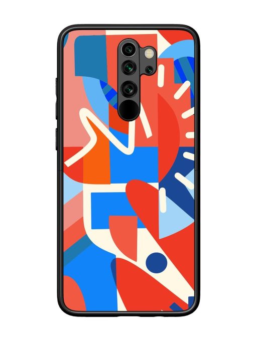 Abstract Harmony Glossy Soft Edge Case for Xiaomi Redmi Note 8 Pro Chachhi