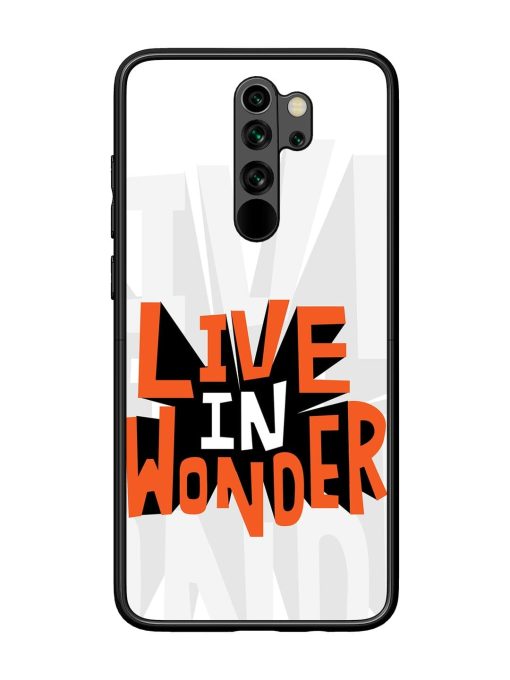 Wonder Burst Glossy Soft Edge Case for Xiaomi Redmi Note 8 Pro Chachhi