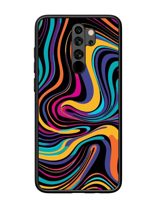 Psychedelic Swirl Glossy Soft Edge Case for Xiaomi Redmi Note 8 Pro Chachhi