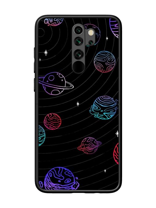 Cosmic Ballet Glossy Soft Edge Case for Xiaomi Redmi Note 8 Pro Chachhi