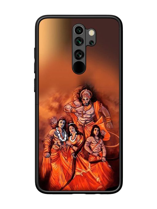 Sita Ram Glossy Soft Edge Case for Xiaomi Redmi Note 8 Pro Chachhi