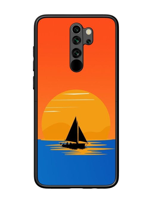 Sunset Sail Glossy Soft Edge Case for Xiaomi Redmi Note 8 Pro Chachhi