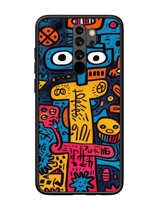 Doodletopia Glossy Soft Edge Case for Xiaomi Redmi Note 8 Pro Chachhi