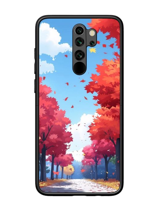 Autumn'S Embrace Glossy Soft Edge Case for Xiaomi Redmi Note 8 Pro Chachhi