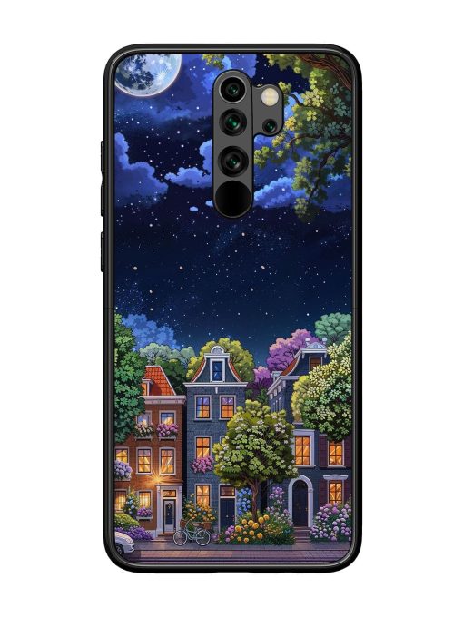 Moonlit Streets Glossy Soft Edge Case for Xiaomi Redmi Note 8 Pro Chachhi