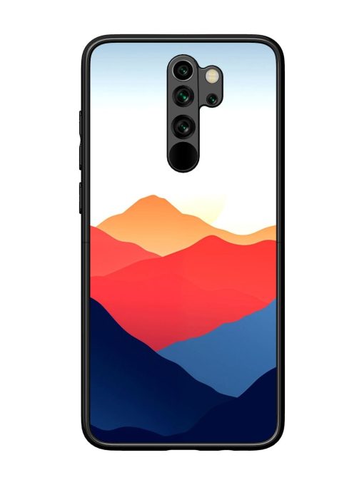 Sunset Peaks Glossy Soft Edge Case for Xiaomi Redmi Note 8 Pro Chachhi