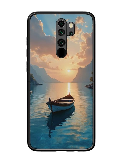 Serene Sunset Glossy Soft Edge Case for Xiaomi Redmi Note 8 Pro Chachhi