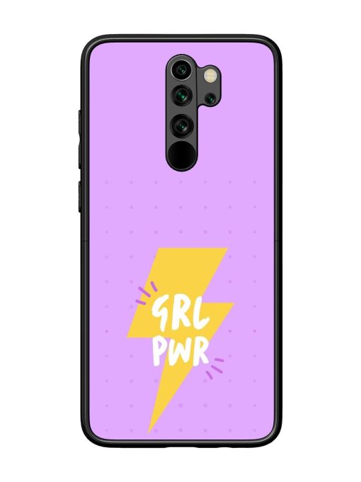 Girl Power Spark Glossy Soft Edge Case for Xiaomi Redmi Note 8 Pro Chachhi