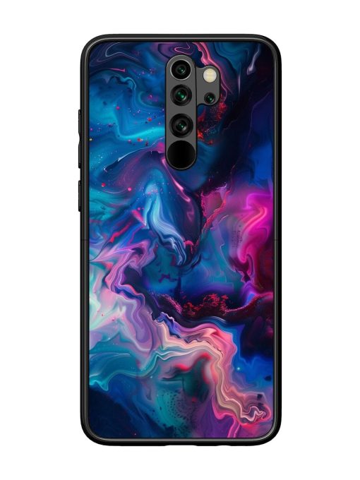 Cosmic Swirl Glossy Soft Edge Case for Xiaomi Redmi Note 8 Pro Chachhi