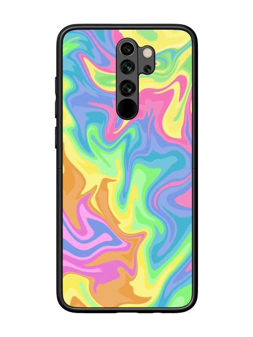 Whimsical Swirl Glossy Soft Edge Case for Xiaomi Redmi Note 8 Pro Chachhi