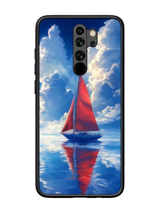 Crimson Sails Glossy Soft Edge Case for Xiaomi Redmi Note 8 Pro Chachhi