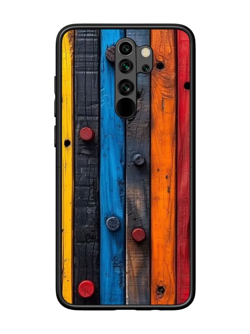 Rainbow Plank Glossy Soft Edge Case for Xiaomi Redmi Note 8 Pro Chachhi