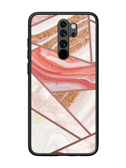 Rosy Mosaic Glossy Soft Edge Case for Xiaomi Redmi Note 8 Pro Chachhi