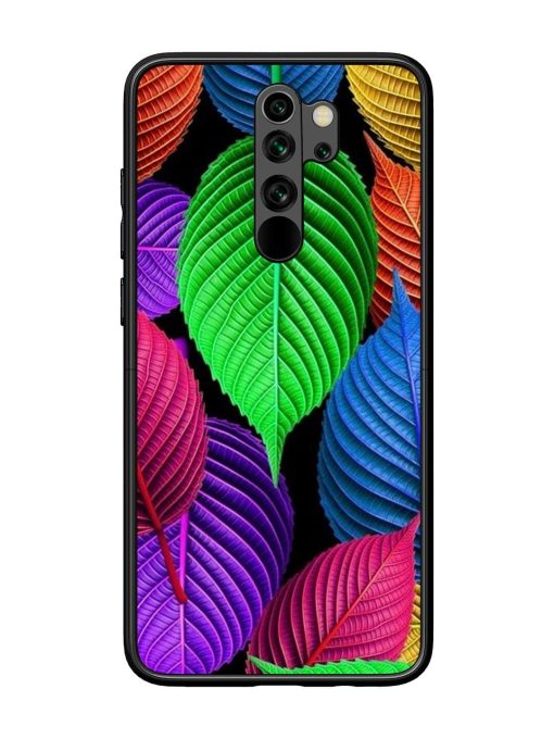 Rainbow Leaf Symphony Glossy Soft Edge Case for Xiaomi Redmi Note 8 Pro
