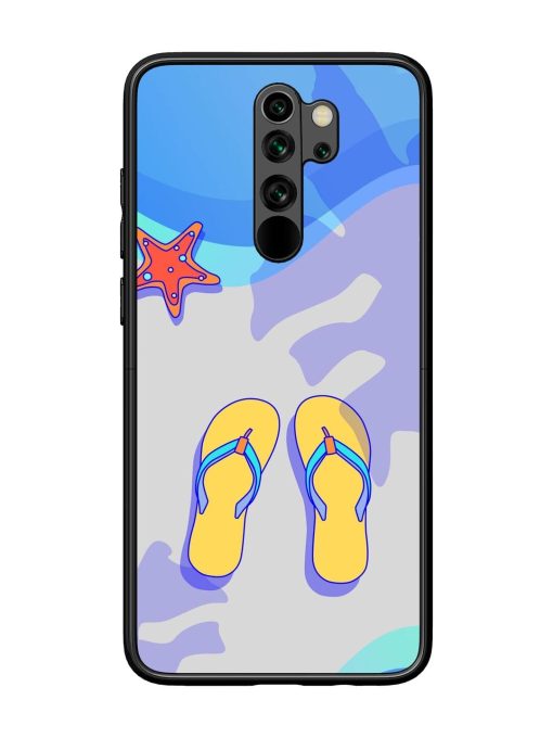 Sandy Toes And Salty Seas Glossy Soft Edge Case for Xiaomi Redmi Note 8 Pro Chachhi