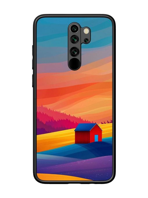 Sunset Solitude Glossy Soft Edge Case for Xiaomi Redmi Note 8 Pro Chachhi