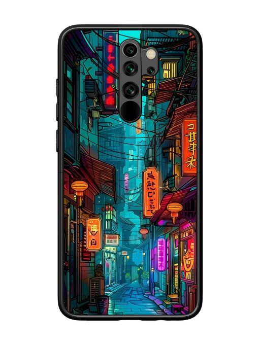 Neon Nightscape Glossy Soft Edge Case for Xiaomi Redmi Note 8 Pro Chachhi