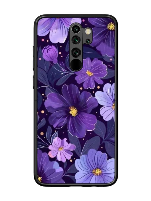 Purple Paradise Glossy Soft Edge Case for Xiaomi Redmi Note 8 Pro Chachhi