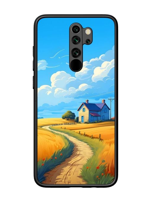 Countryside Cottage Glossy Soft Edge Case for Xiaomi Redmi Note 8 Pro Chachhi