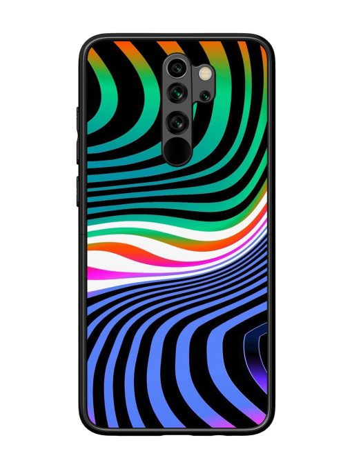 Psychedelic Waves Glossy Soft Edge Case for Xiaomi Redmi Note 8 Pro Chachhi