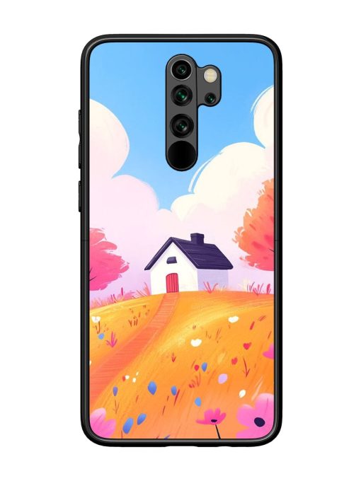 Hilltop Haven Glossy Soft Edge Case for Xiaomi Redmi Note 8 Pro Chachhi