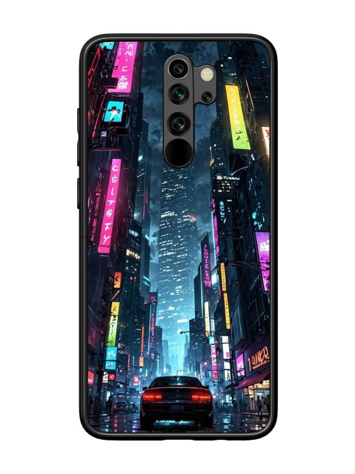 Neon Nightscape Glossy Soft Edge Case for Xiaomi Redmi Note 8 Pro Chachhi