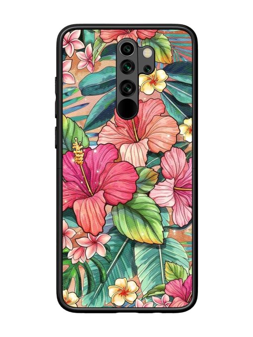 Tropical Tapestry Glossy Soft Edge Case for Xiaomi Redmi Note 8 Pro Chachhi