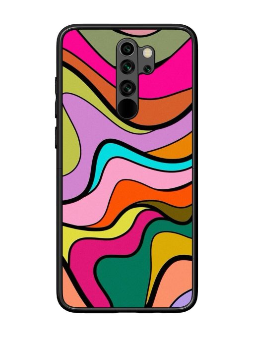 Wavy Wonder Glossy Soft Edge Case for Xiaomi Redmi Note 8 Pro Chachhi