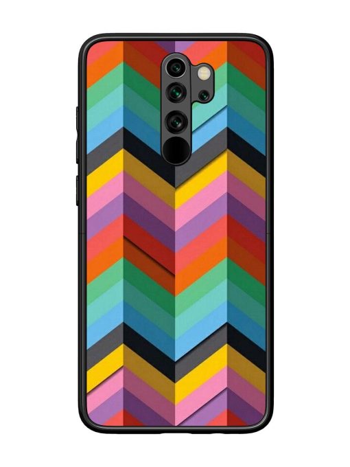 Colorful Zigzag Glossy Soft Edge Case for Xiaomi Redmi Note 8 Pro Chachhi