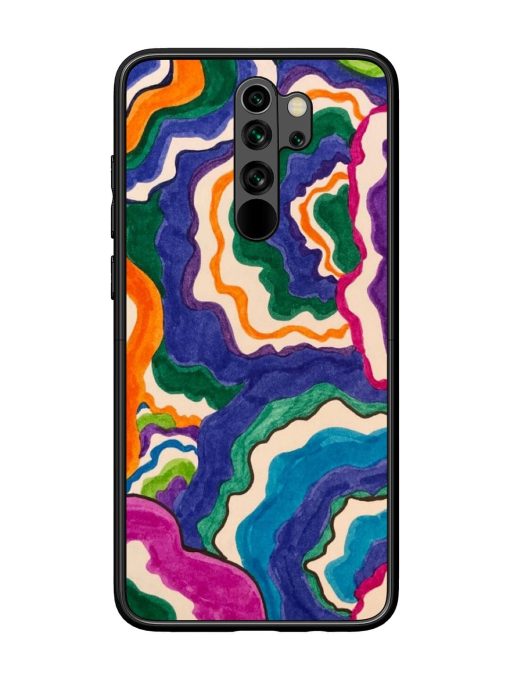 Wavy Wonder Glossy Soft Edge Case for Xiaomi Redmi Note 8 Pro Chachhi