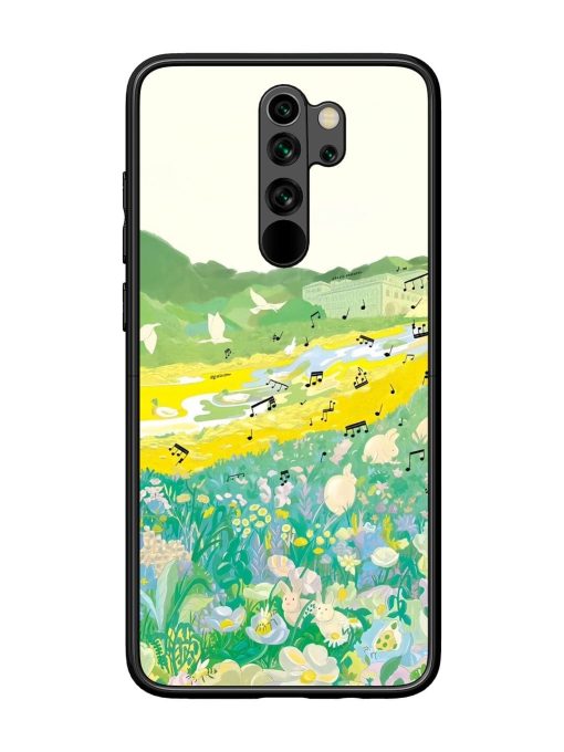 Melody In Bloom Glossy Soft Edge Case for Xiaomi Redmi Note 8 Pro Chachhi