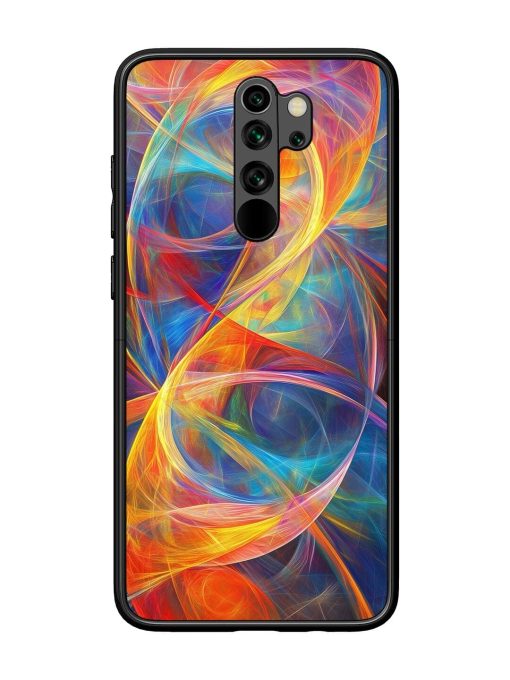 Cosmic Currents Glossy Soft Edge Case for Xiaomi Redmi Note 8 Pro Chachhi