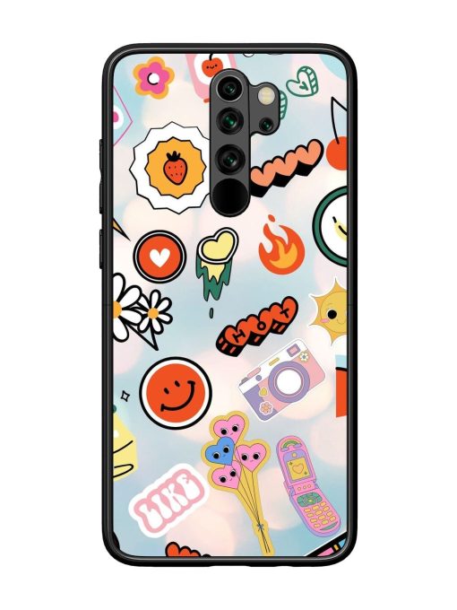 Cheerful Glossy Soft Edge Case for Xiaomi Redmi Note 8 Pro Chachhi