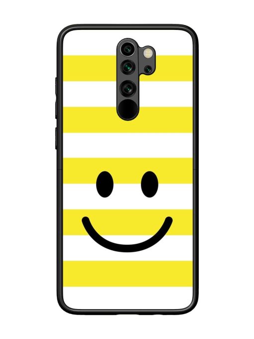 Smiling Stripes Glossy Soft Edge Case for Xiaomi Redmi Note 8 Pro Chachhi