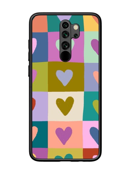 Box Of Hearts Glossy Soft Edge Case for Xiaomi Redmi Note 8 Pro Chachhi