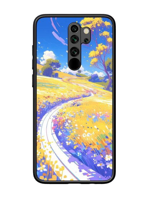 Vibrant Spring Meadow Glossy Soft Edge Case for Xiaomi Redmi Note 8 Pro Chachhi