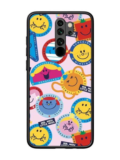 Whimsical Mr. Men & Little Miss Glossy Soft Edge Case for Xiaomi Redmi Note 8 Pro Chachhi