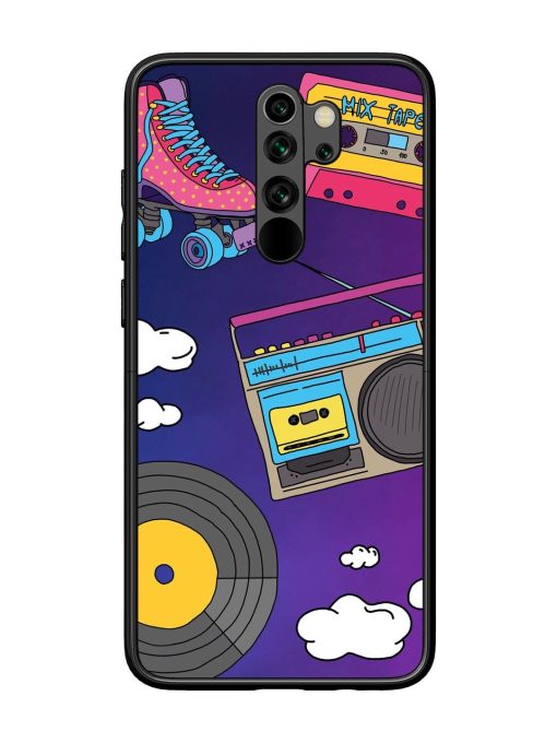 Retro Vibes Glossy Soft Edge Case for Xiaomi Redmi Note 8 Pro Chachhi