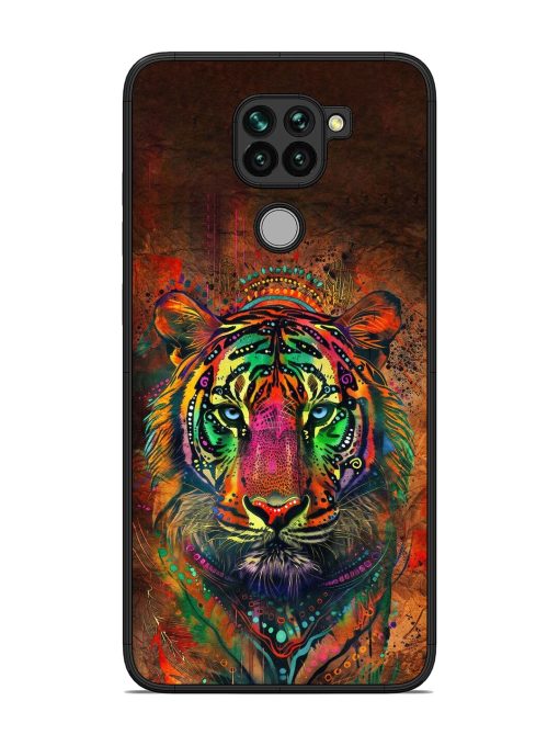 Cosmic Tiger Glossy Soft Edge Case for Xiaomi Redmi Note 9 Chachhi