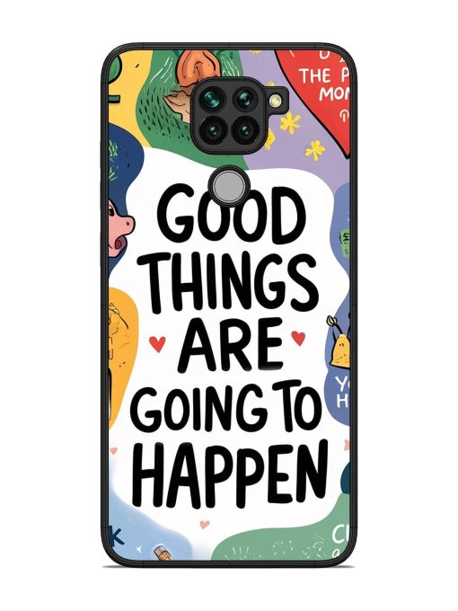 Uplifting Scribbles Glossy Soft Edge Case for Xiaomi Redmi Note 9 Chachhi