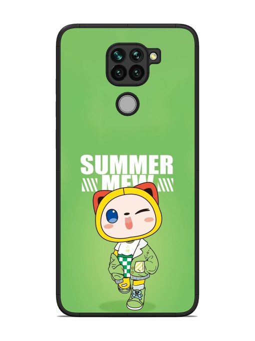 Purrfect Summer Glossy Soft Edge Case for Xiaomi Redmi Note 9 Chachhi