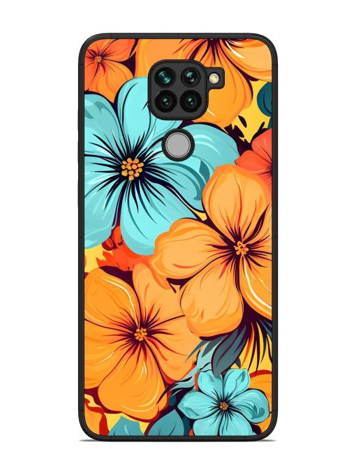 Tropical Bloom Glossy Soft Edge Case for Xiaomi Redmi Note 9 Chachhi