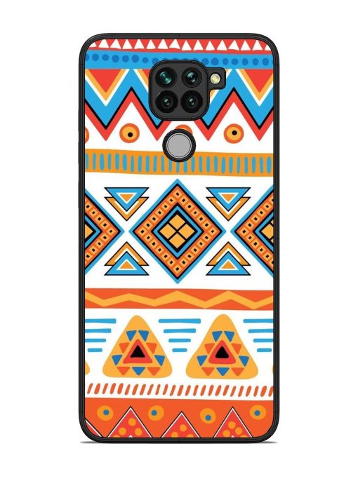 Vibrant Tribal Pattern Glossy Soft Edge Case for Xiaomi Redmi Note 9 Chachhi