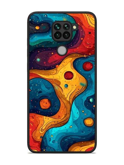 Cosmic Swirl Glossy Soft Edge Case for Xiaomi Redmi Note 9 Chachhi