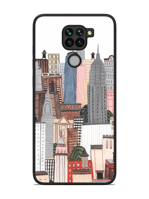 Cityscape Dreams Glossy Soft Edge Case for Xiaomi Redmi Note 9 Chachhi