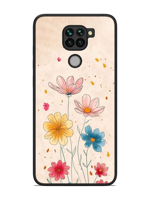 Delicate Bloom Glossy Soft Edge Case for Xiaomi Redmi Note 9 Chachhi