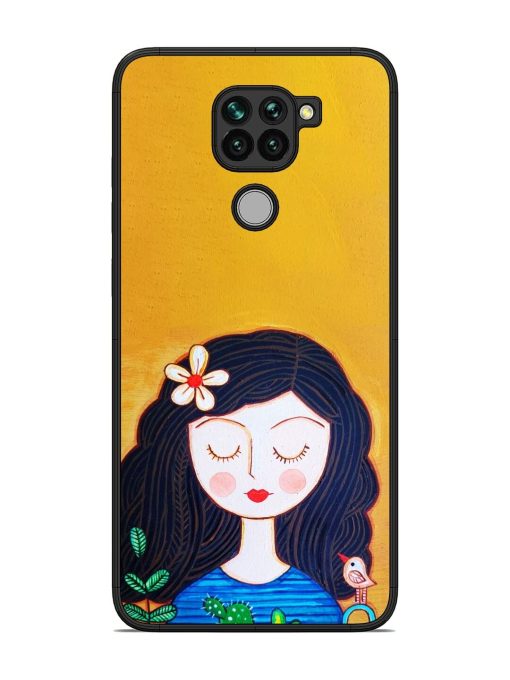 Girl Illustration Glossy Soft Edge Case for Xiaomi Redmi Note 9 Chachhi