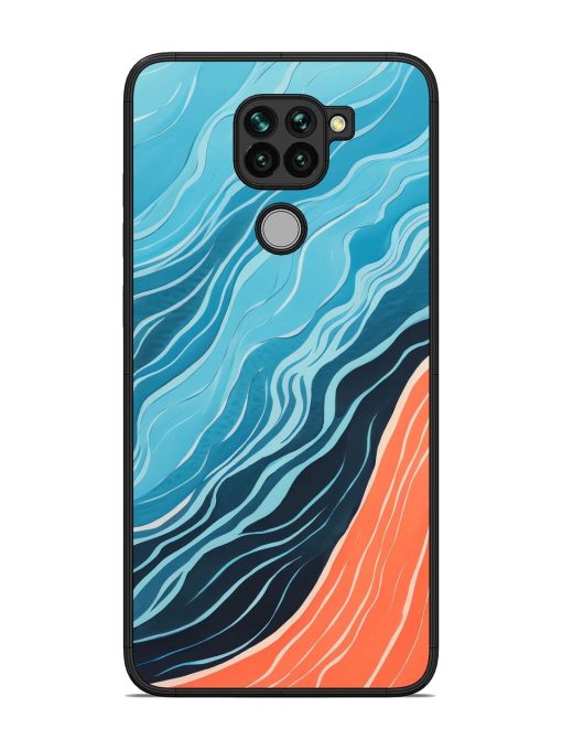 Oceanic Divide Glossy Soft Edge Case for Xiaomi Redmi Note 9 Chachhi