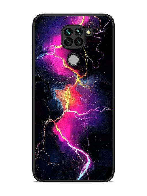 Electric Dreams Glossy Soft Edge Case for Xiaomi Redmi Note 9 Chachhi