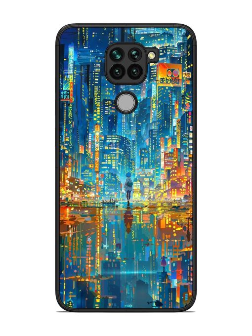 Neon Metropolis Glossy Soft Edge Case for Xiaomi Redmi Note 9